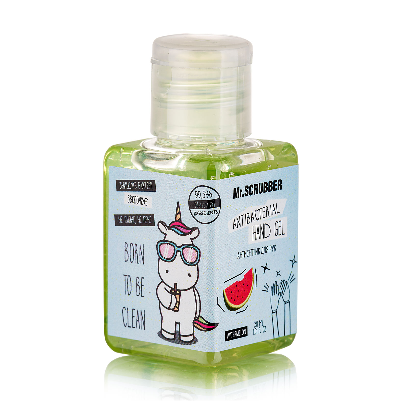 Антисептик для рук Mr.Scrubber Watermelon (етиловий спирт 70%), 30 мл